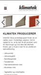 Mobile Screenshot of klimatek.dk